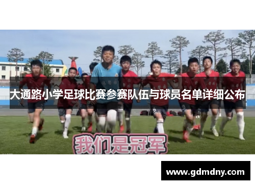 大通路小学足球比赛参赛队伍与球员名单详细公布